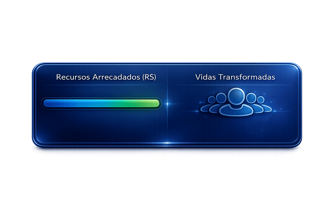 Recursos Arrecadados e Vidas Transformadas